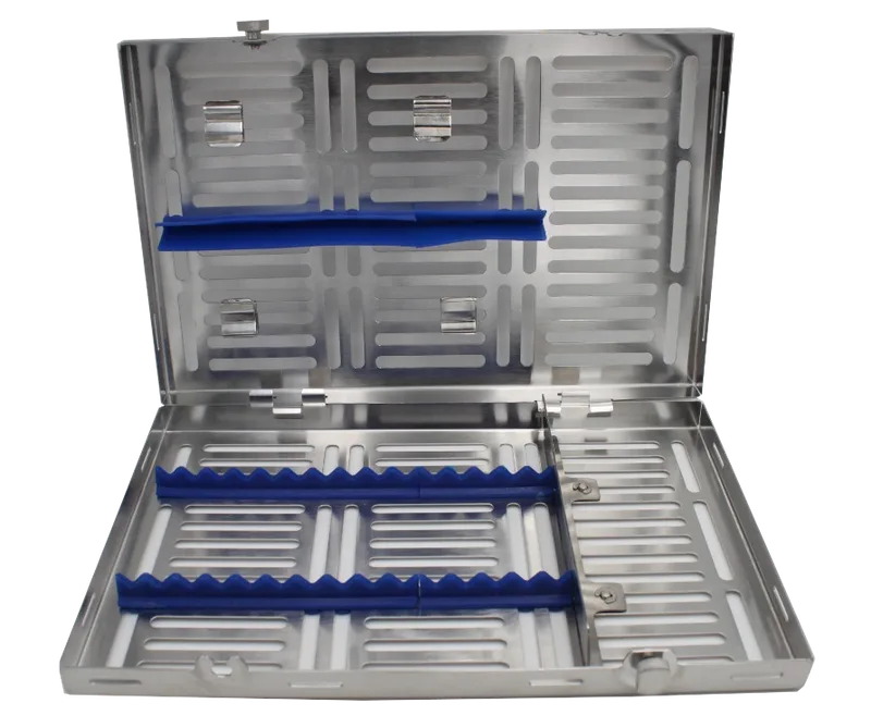Multi-Instrument Sterilization Tray with Clips - Small - Equate Instruments
