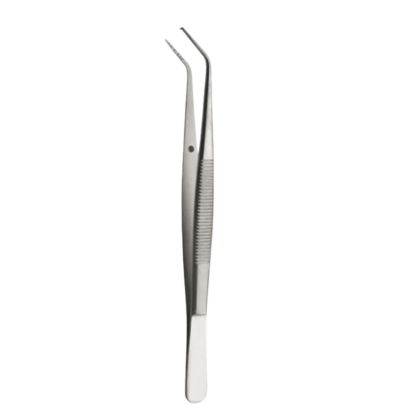 Krane-Kaplan Angled Dental Tweezers 15cm - Equate Instruments