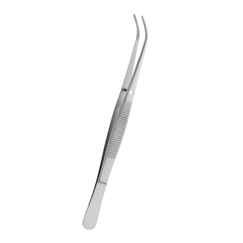 Semken-Taylor Tissue Forceps Curved Serrated 12cm - Equate Instruments