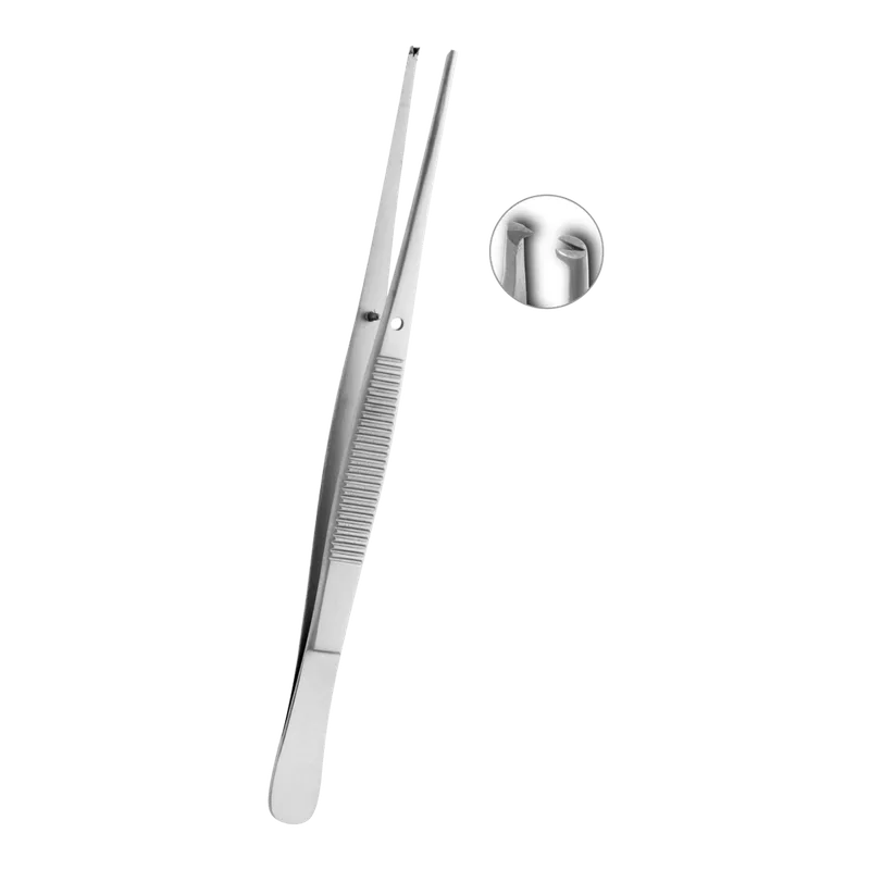 Semken-Taylor Tissue Forceps Straight 1x2 Teeth 12cm - Equate Instruments