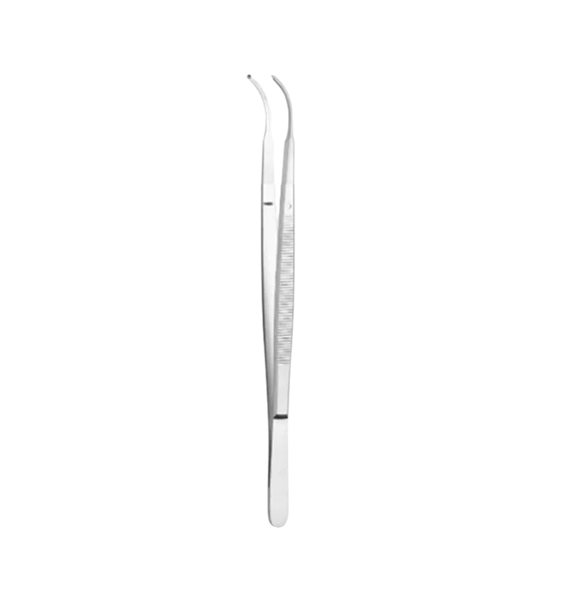 Gerald Tissue Forceps Curved 18cm - Equate Instruments