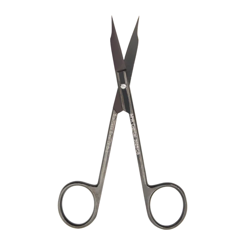 Goldman-Fox Scissor TC Curved - Black Titanium Coated - Equate Instruments (image 1)