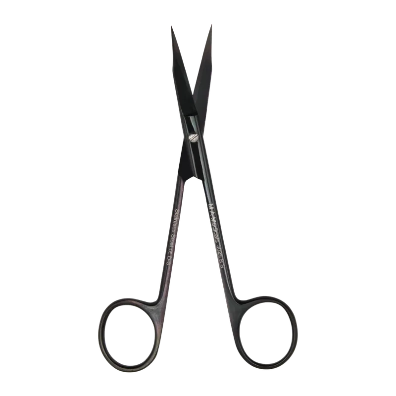 Goldman-Fox Scissor TC Straight - Black Titanium Coated - Equate Instruments (image 1)
