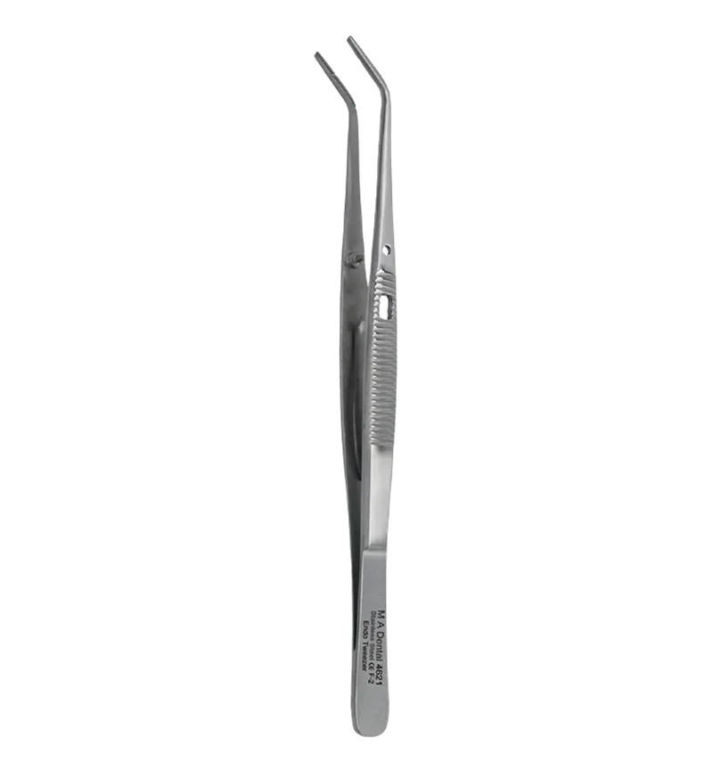 Locking Endodontic Tweezer - Angled Tip - Equate Instruments