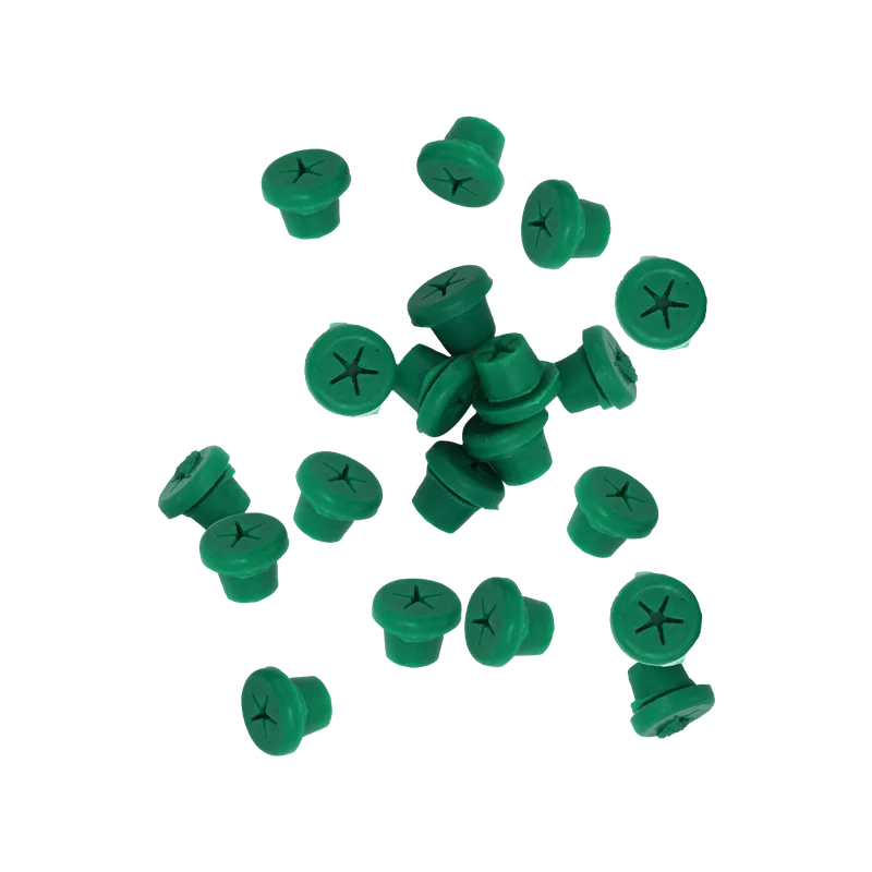 Silicone Bur Holder Inserts - 20 Pieces, Green - Equate Instruments