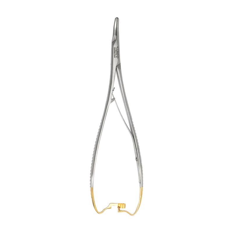 Lichtenberg Needle Holder - Curved 17 cm with TC Jaws - Equate Instruments