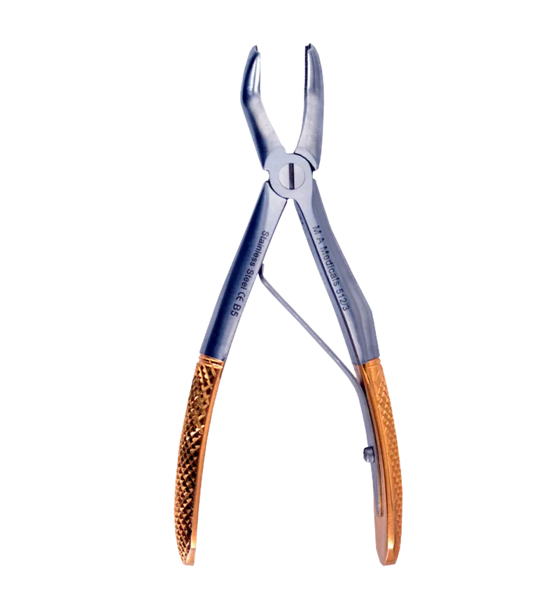Children's Extraction Forceps - Upper Molars 10cm Diamond Tip (Fig. 3) - Equate Instruments