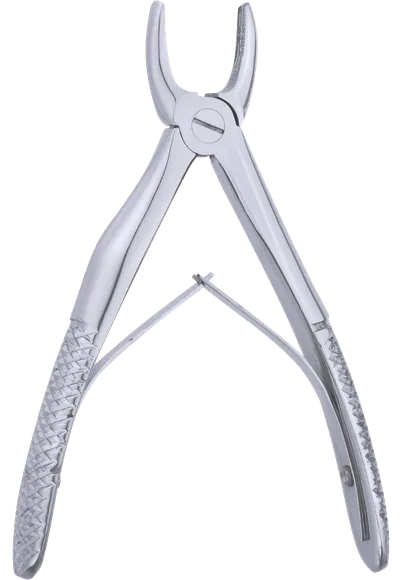 Children's Extraction Forceps - Lower Roots 10cm Diamond Tip (Fig. 7) - Equate Instruments