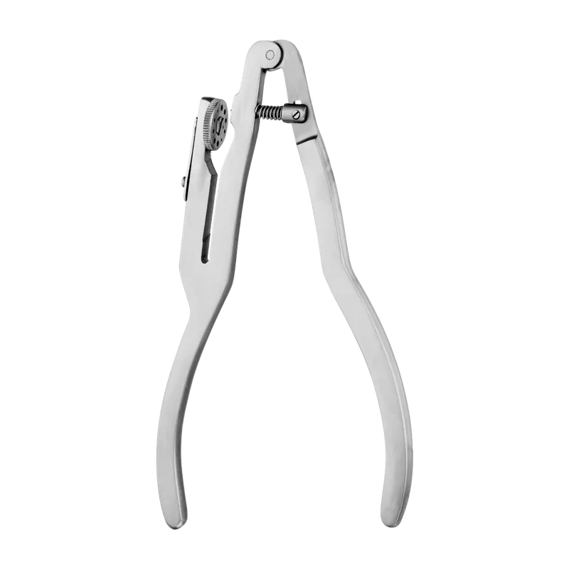 Ivory-Pattern Rubber Dam Punch 16cm - Equate Instruments