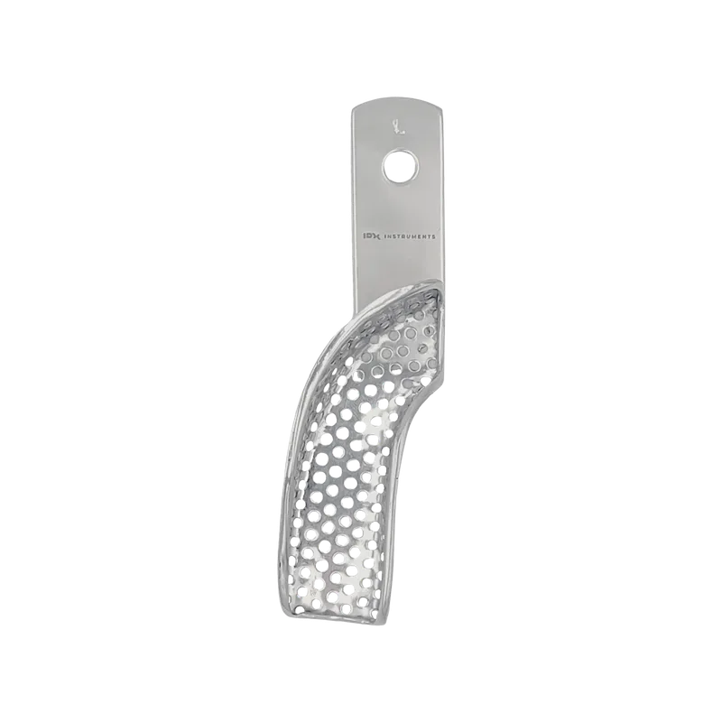Perforated Partial Impression Tray with Retention Rim, Right Quadrant - Equate Instruments