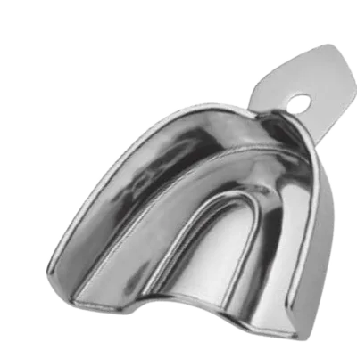 Solid Upper-Jaw Rimlock Impression Tray - Fig.1 Small - Equate Instruments