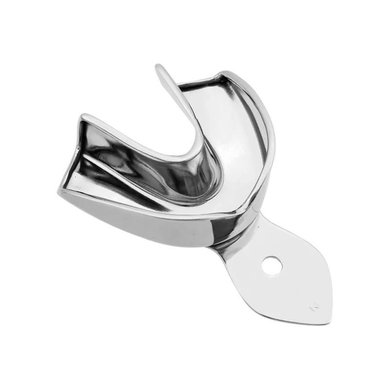 Solid Impression Tray - Lower Jaw Rimlock Fig.3 Large - Equate Instruments