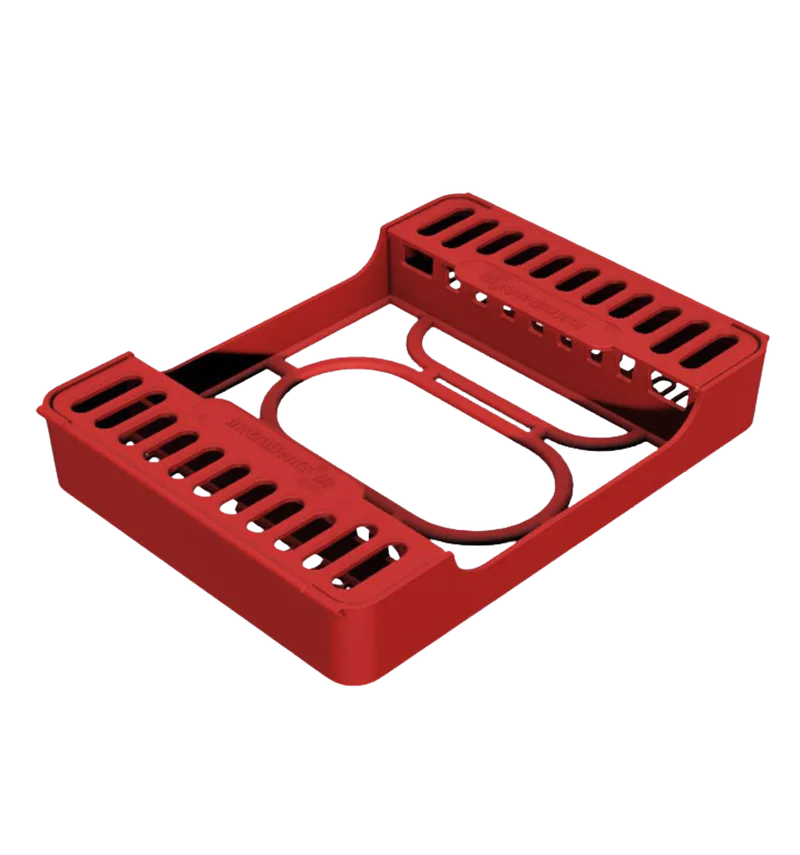 Large Instrument Cassette for 9 Instruments (Red) - Equate Instruments