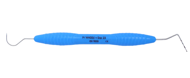 ExPro Explorer 23 / WHO Ball-End Probe - Blue Silicone Handle - Equate Instruments