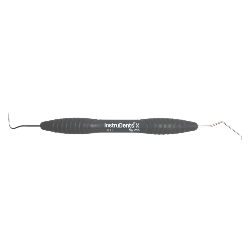 Explorer 9-17 - Double-Ended Pigtail Explorer with Grey Ergonomic Handle - Equate Instruments