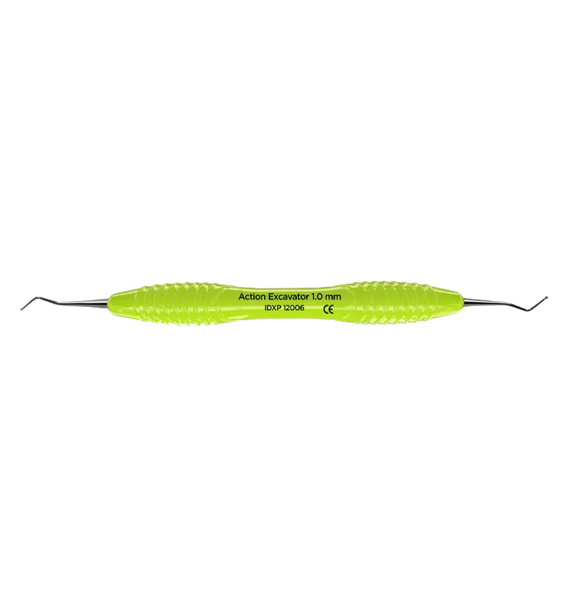 Double-Ended Action Excavator 1.0 mm - Slim Silicone Handle - Equate Instruments