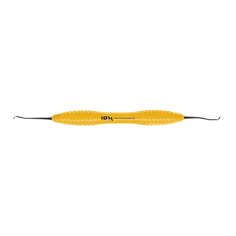 Micro Sickle Scaler 01/02 - Yellow Silicone Handle - Equate Instruments