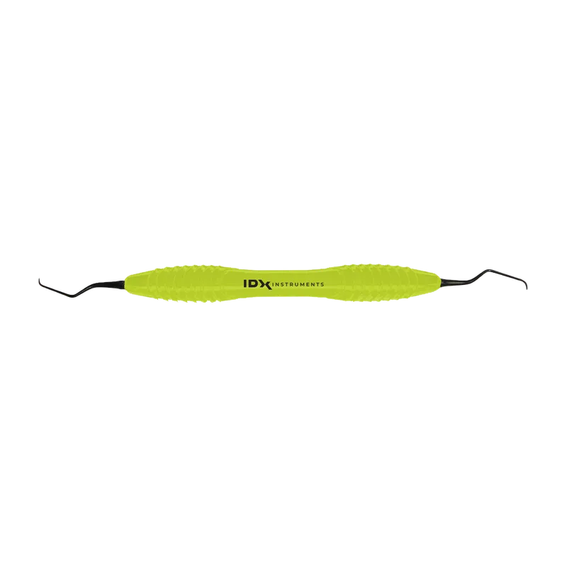 Mini Gracey 7-8 Curette, Green Silicone Handle - Equate Instruments