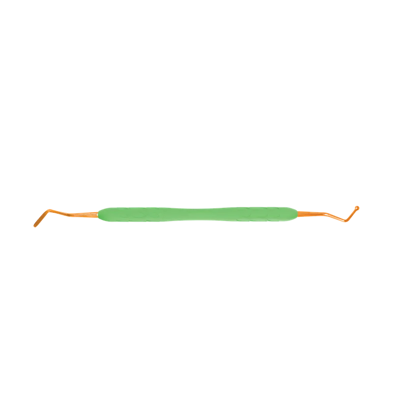 Filling Instrument 2.5-3.2 mm Gold-Coated Tips - Green Silicone Slim Handle - Equate Instruments