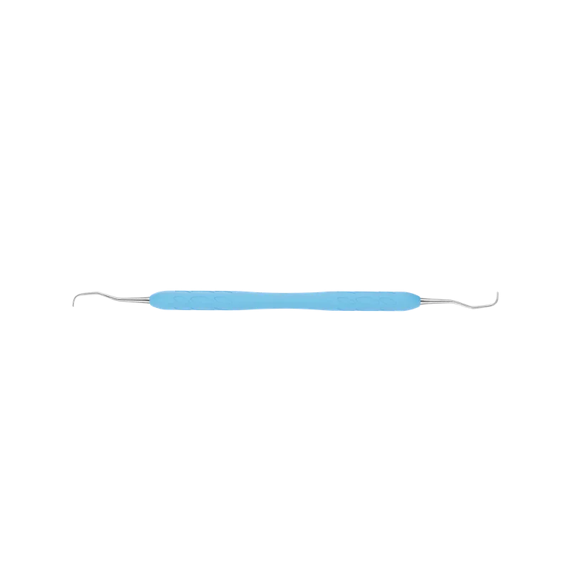 Gracey Curette 1-2 - Slim Silicone Handle, Light Blue - Equate Instruments