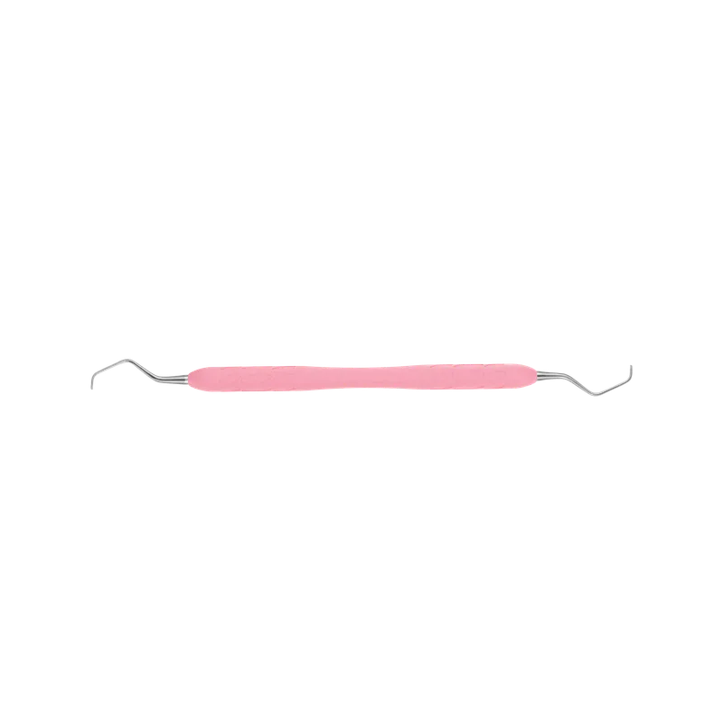 Gracey Curette 9-10 - Slim Silicone Handle, Light Pink - Equate Instruments