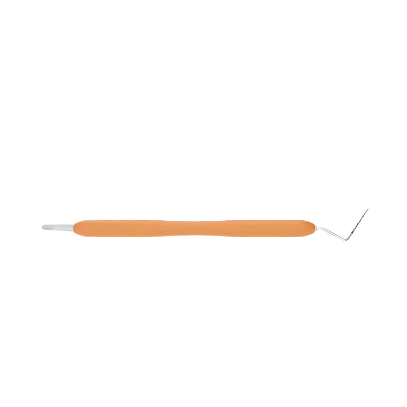 CP-15 Periodontal Probe - Light Orange Silicone Slim Handle - Equate Instruments