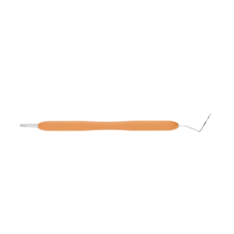 CP-12 Periodontal Probe - Light Orange Silicone Slim Handle - Equate Instruments