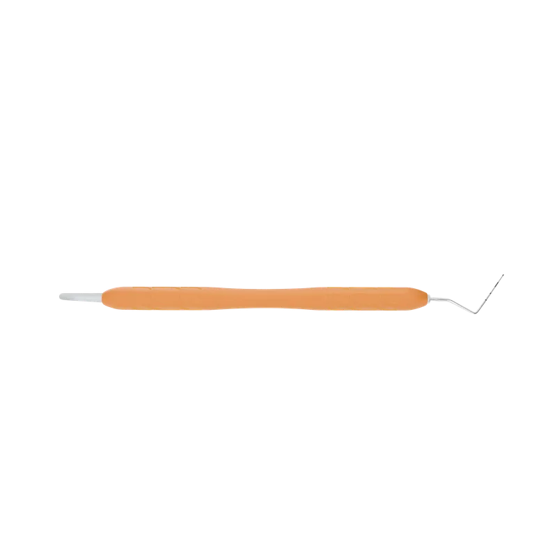 WHO CPI Periodontal Probe - Single-ended with Orange Silicone Handle - Equate Instruments