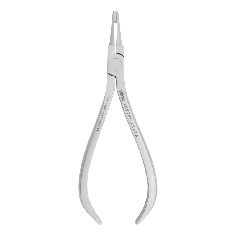Fragment Removal Pliers, Curved 90-Degree 7 mm Serrated Tip - Equate Instruments