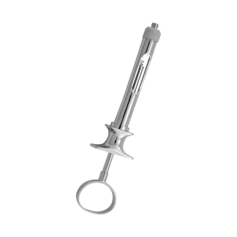 Single-Ring Aspirating Syringe - 2.2 ml with EU Needle Thread - Equate Instruments
