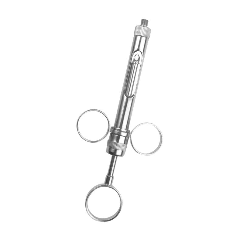 3-Ring Aspirating Syringe Stainless Steel 1.8 ml - EU Needle - Equate Instruments
