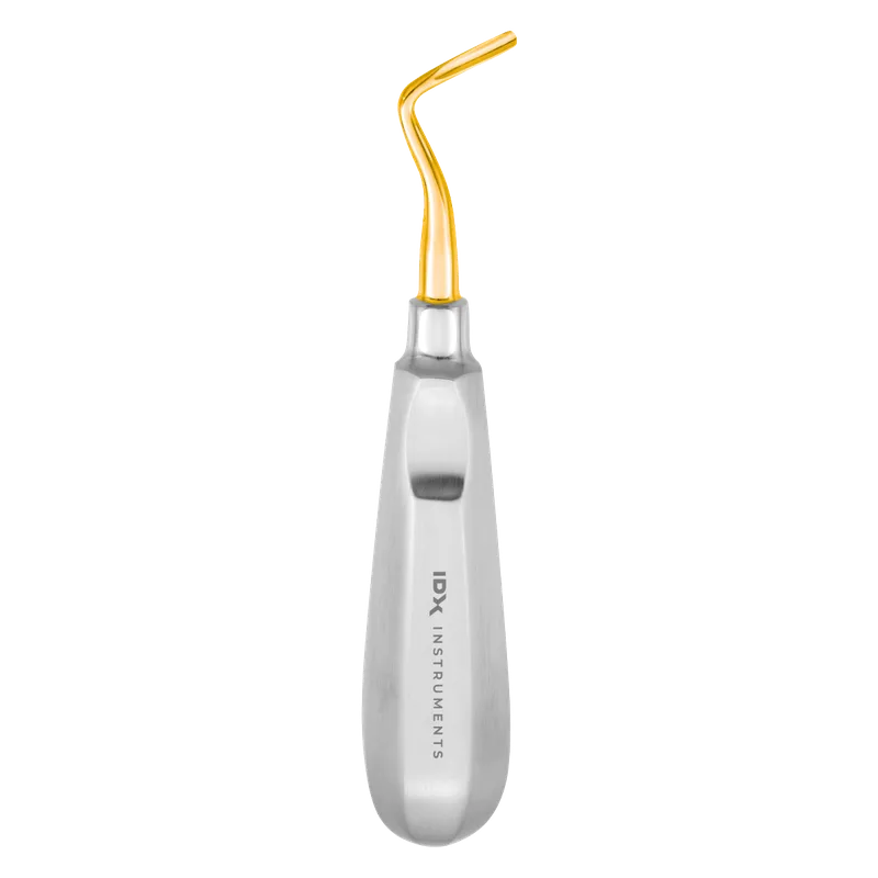 Apical 302 Root Tip Elevator 3mm Left Gold - Equate Instruments