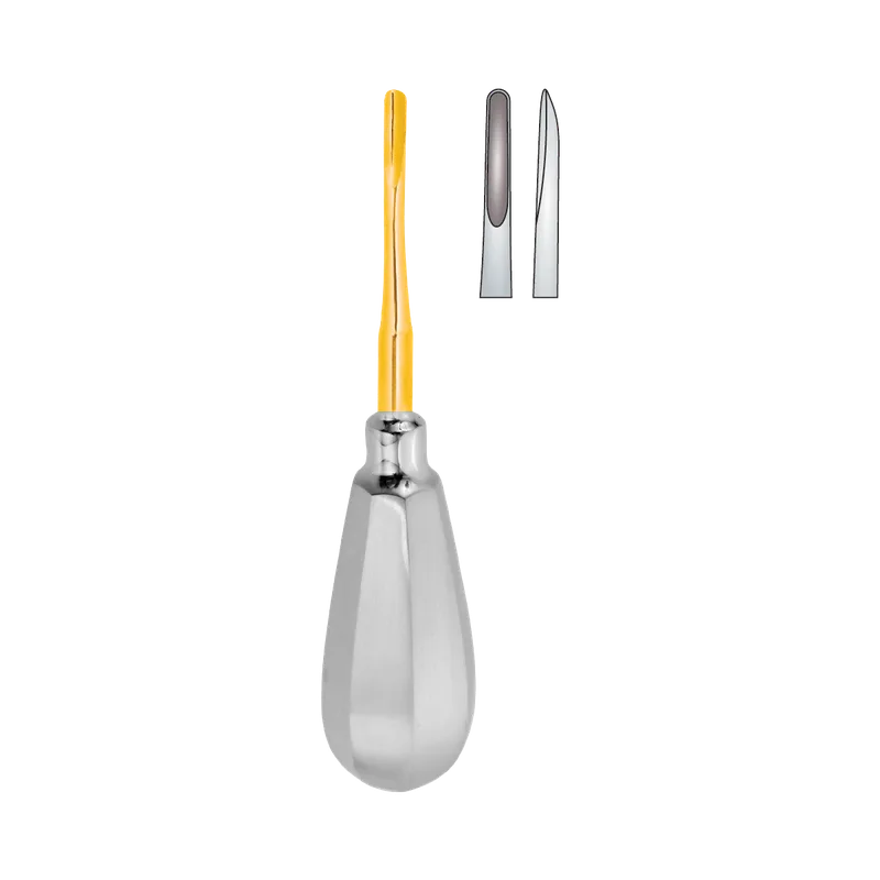 Bein Elevator 3.2 mm Gold - Solid Handle - Equate Instruments