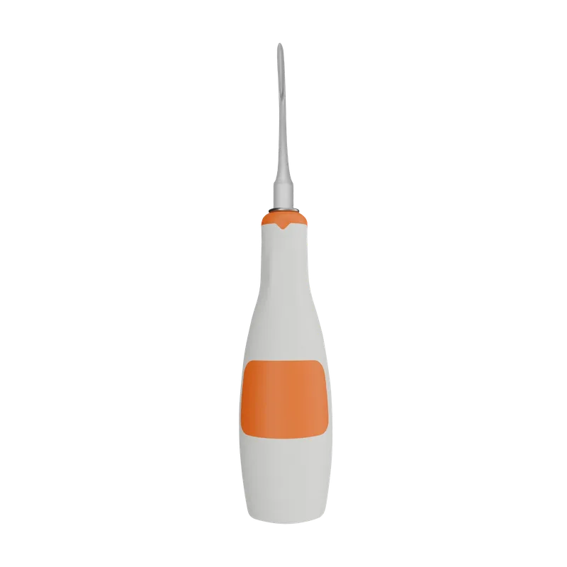 Bayonet Distal Luxator 2mm Silicone Handle Orange - Equate Instruments
