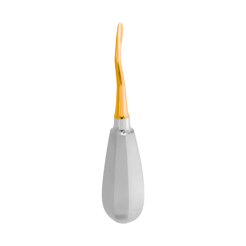Fig.3 Bayonet Distal Root Elevator 4mm - Gold Tip - Equate Instruments