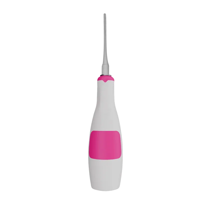 Serrated Apical Elevator 2.2mm - Pink Silicone Handle - Equate Instruments