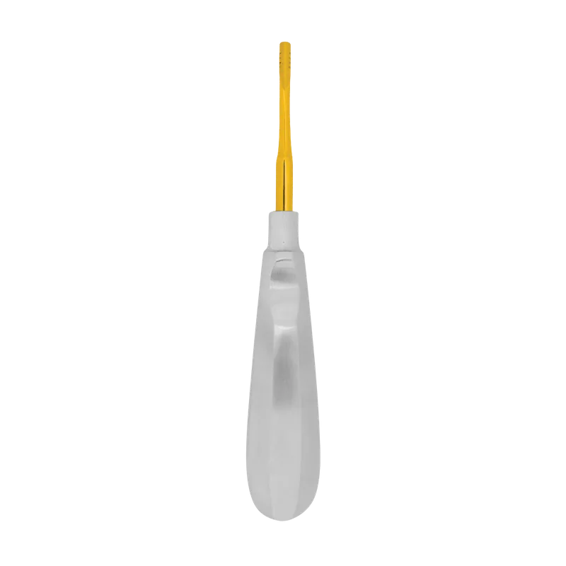 Serrated Apical Elevator 4mm Gold Tip - Stainless Steel Handle - Equate Instruments