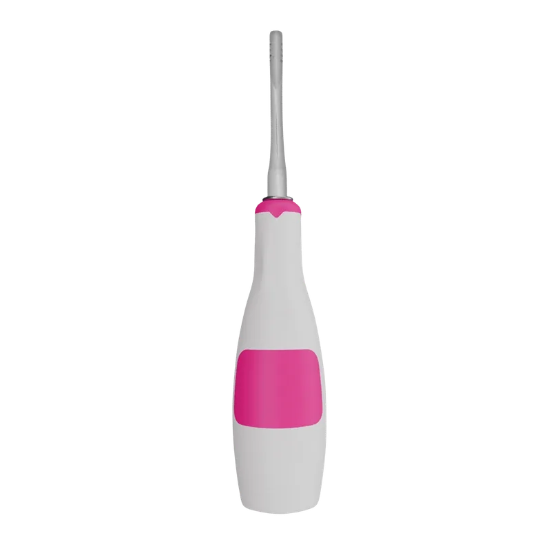 Serrated Apical Elevator 4mm - Pink Silicone Handle - Equate Instruments