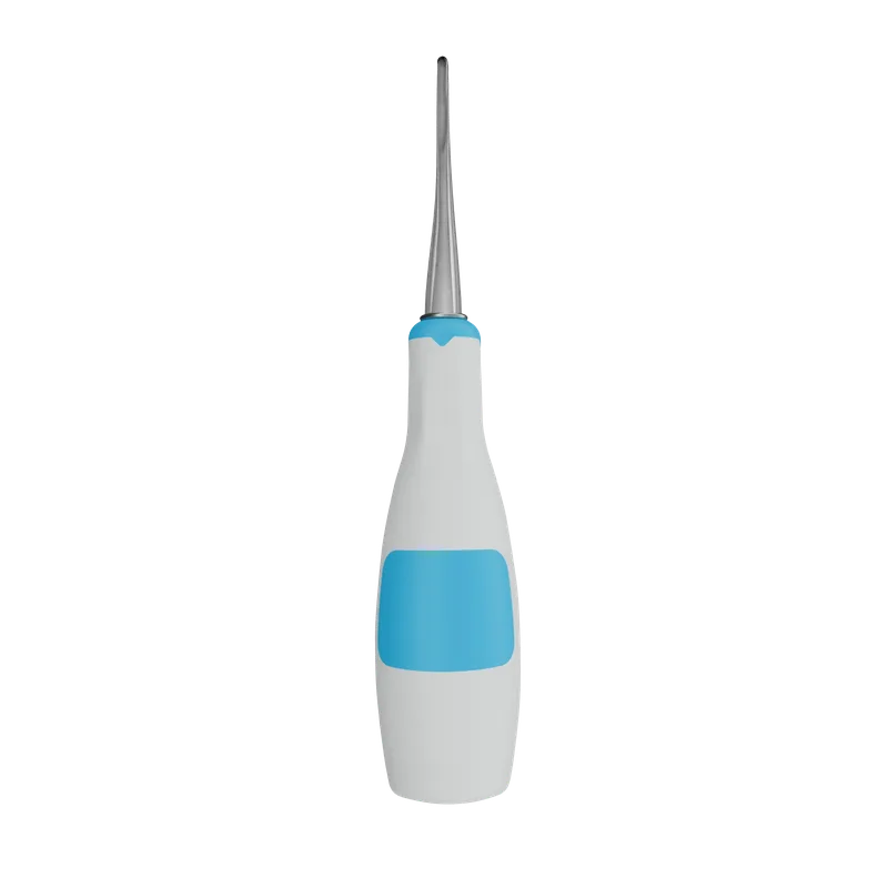 Luxating Elevator Straight 2mm Silicone Handle Light Blue - Equate Instruments (image 1)