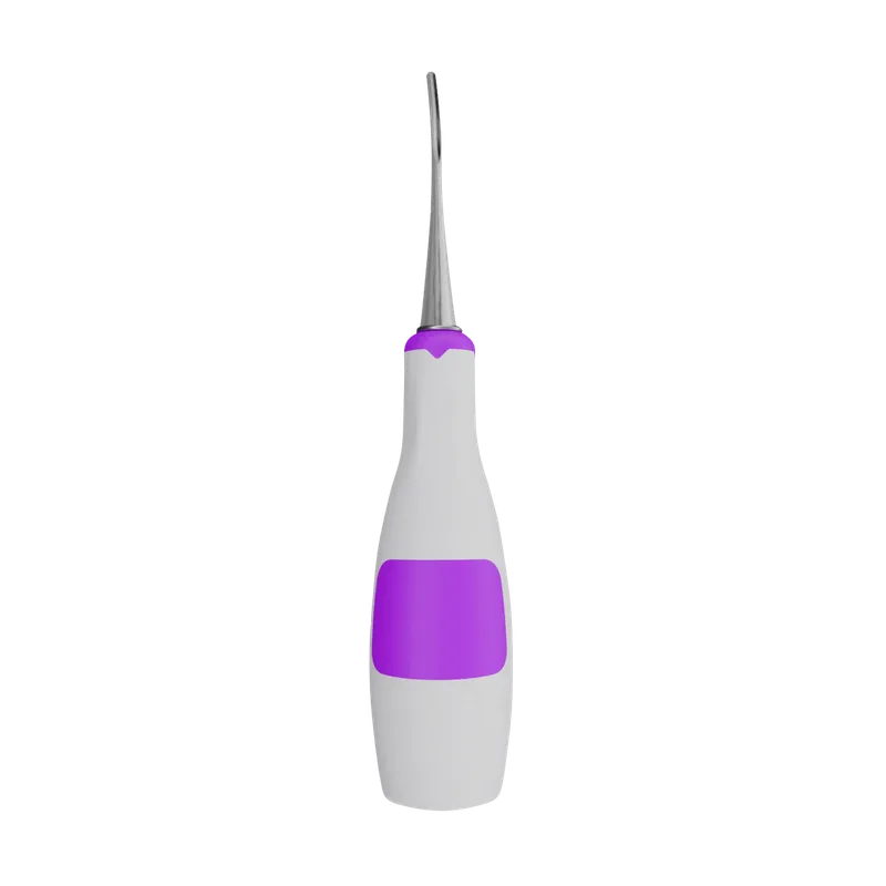 Bein Curved Luxating Elevator - 2.5mm, Purple Silicone Handle - Equate Instruments