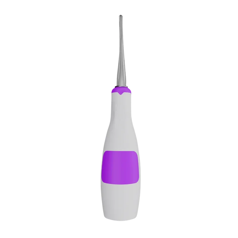 Bein Curved Luxating Elevator - 3mm, Purple Silicone Handle - Equate Instruments