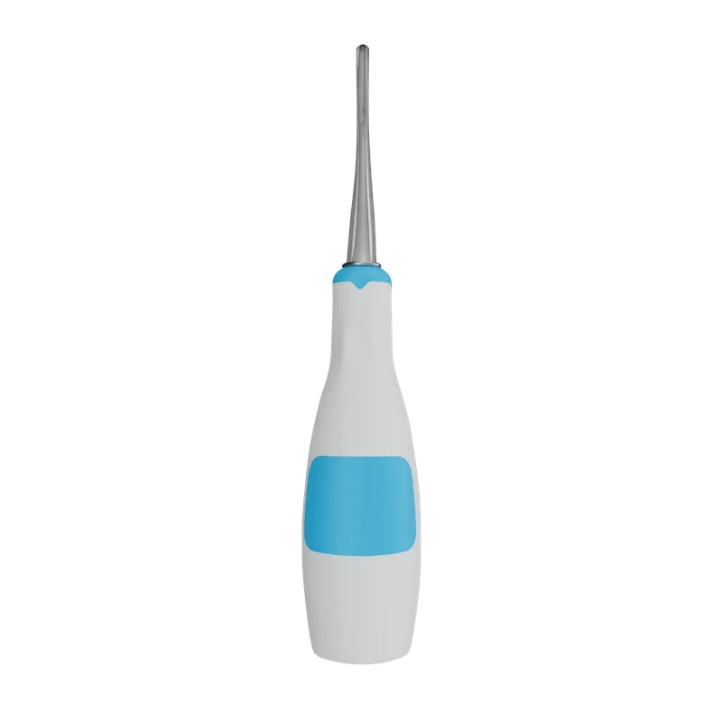 Luxating Elevator Straight 3mm Silicone Handle Light Blue - Equate Instruments (image 1)