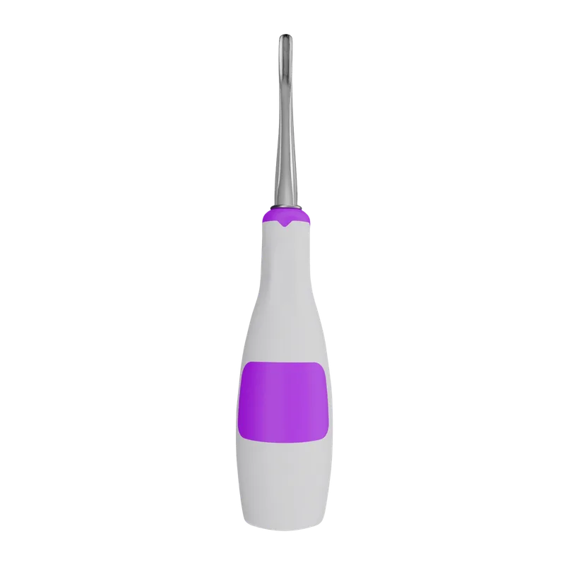 Bein Curved Luxating Elevator - 3.5mm, Purple Silicone Handle - Equate Instruments