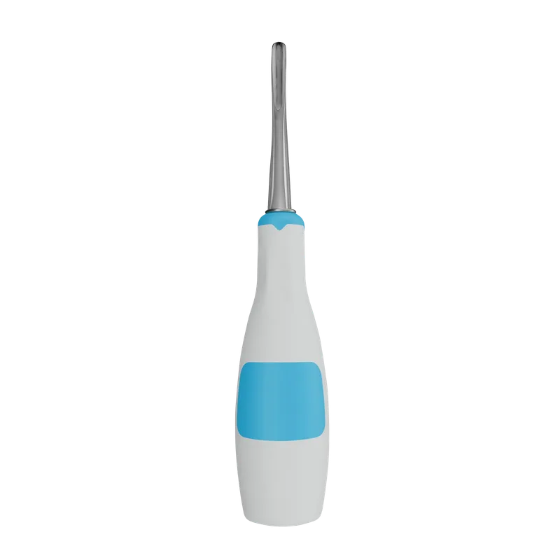Luxating Elevator Straight 4mm Silicone Handle Light Blue - Equate Instruments (image 1)
