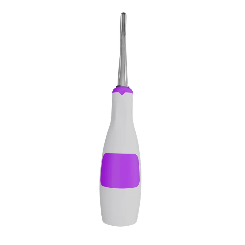 Bein Elevator 4.5 mm Curved - Silicone Handle Purple - Equate Instruments