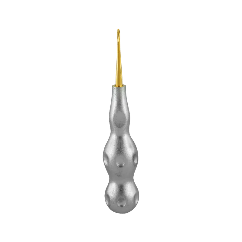 Apical Extraction Elevator 2 mm Right with Gold-Coated Tip - Equate Instruments