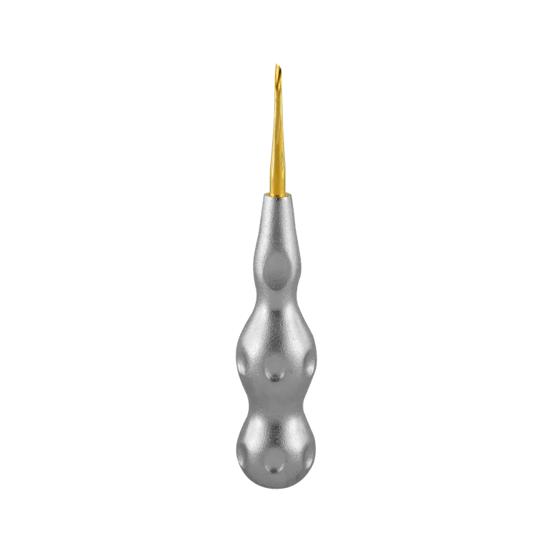 Apical Extraction Elevator 3 mm Right with Gold-Coated Tip - Equate Instruments