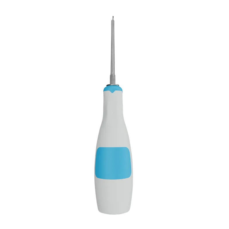 Luxating Elevator, Straight, 1.5/3 mm - Ergonomic Handle with Light Blue Grip - Equate Instruments