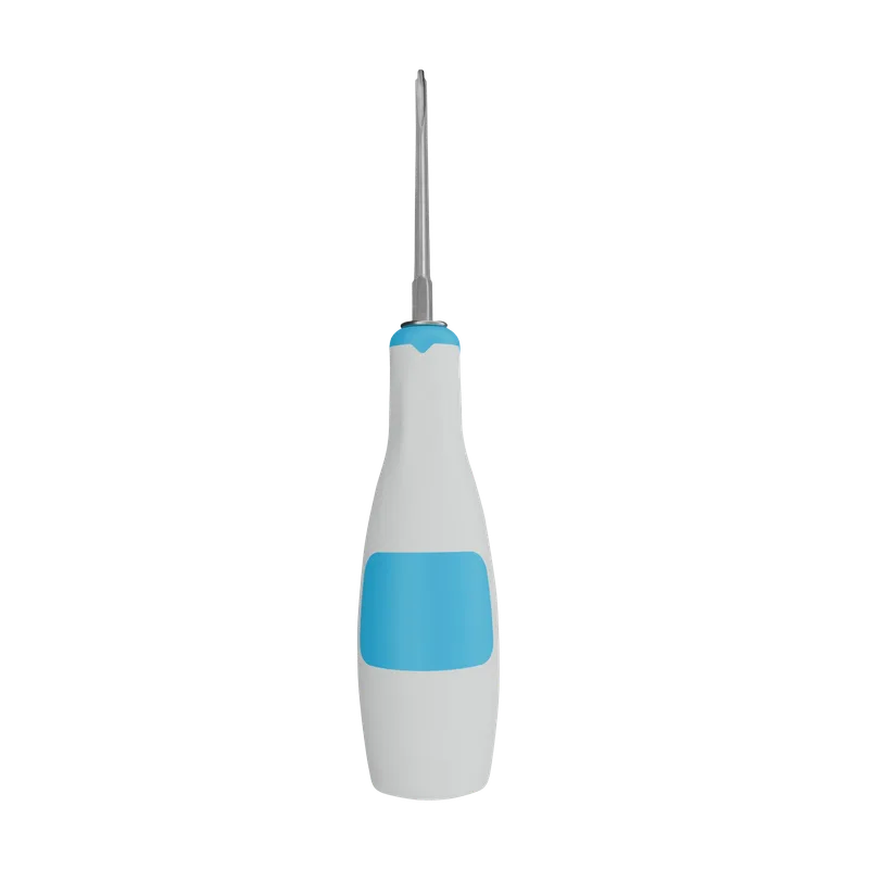 Luxating Elevator, Straight, 2/3 mm - Ergonomic Handle with Light Blue Grip - Equate Instruments