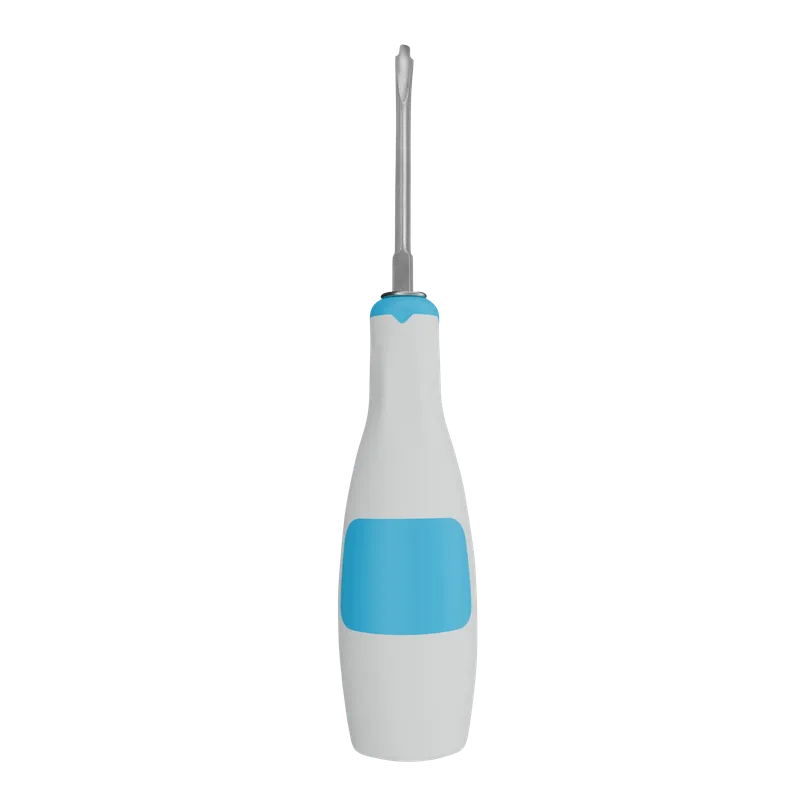 Luxating Elevator, Straight, 3/5 mm - Ergonomic Handle with Light Blue Grip - Equate Instruments